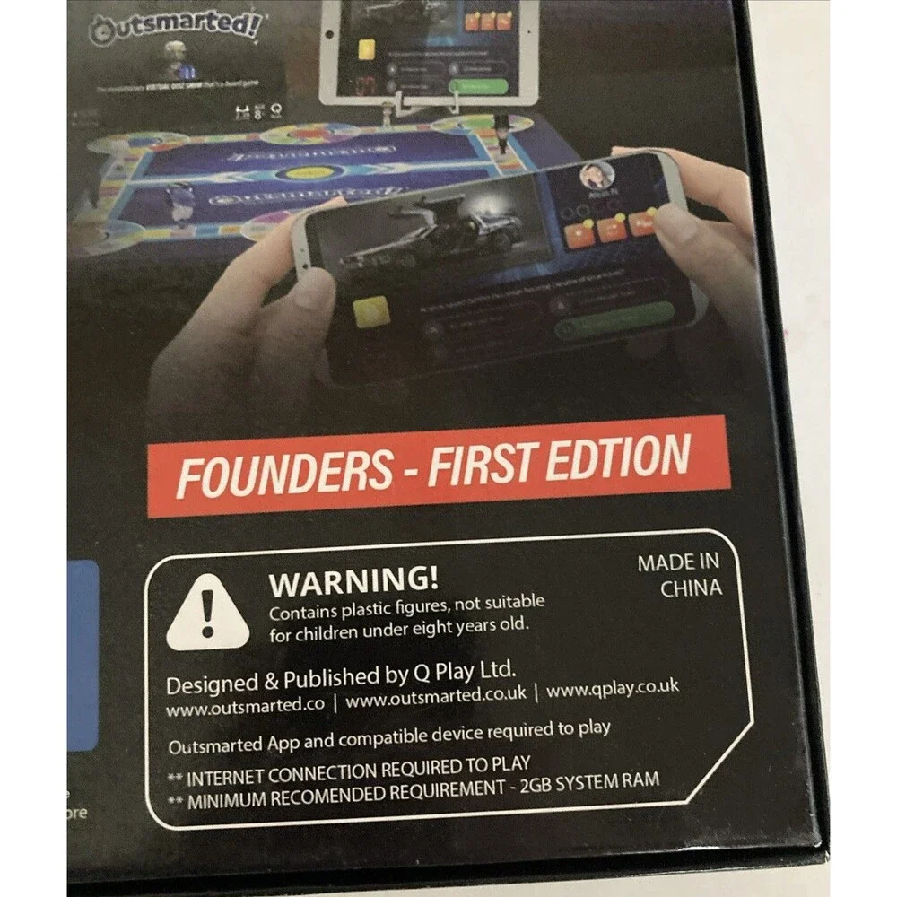 Outsmarted Founders First Limited Edition The Live Family Quiz Show Board Game